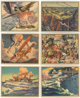 1939 R173 Gum, Inc. "World in Arms" Complete Set (48)